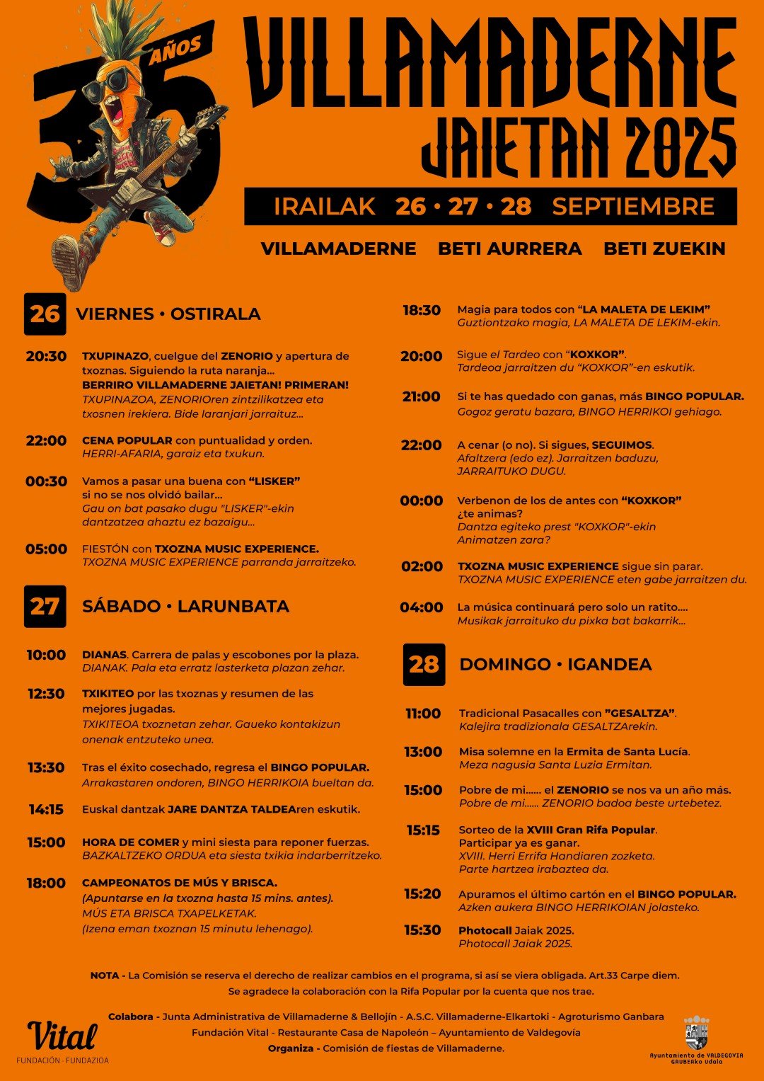 cartel de fiestas 2024